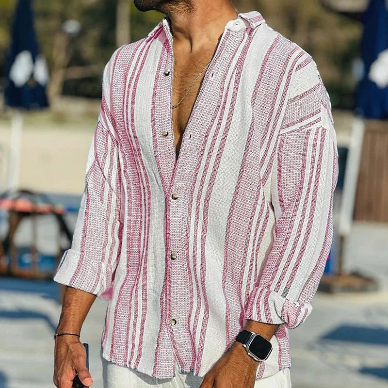 Stylisches Herren Hemd im gestreiften Muster für einen lässigen Look - Image 2