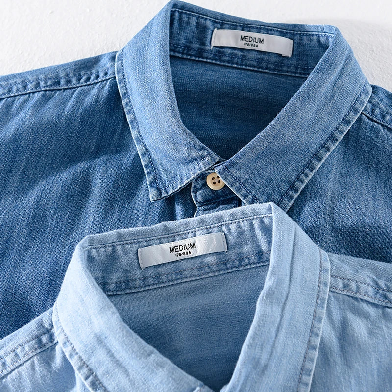 Alessandro Denim Herrenhemd aus Baumwolle - Image 2