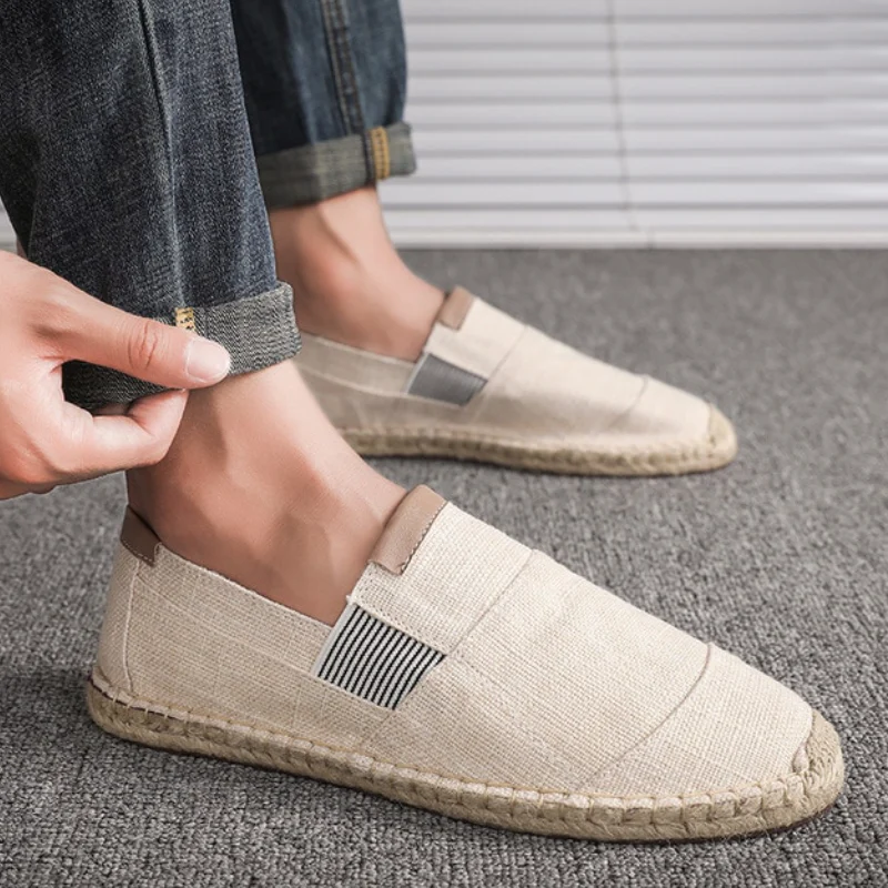 Atmungsaktive Herren Leineschuhe - Image 2