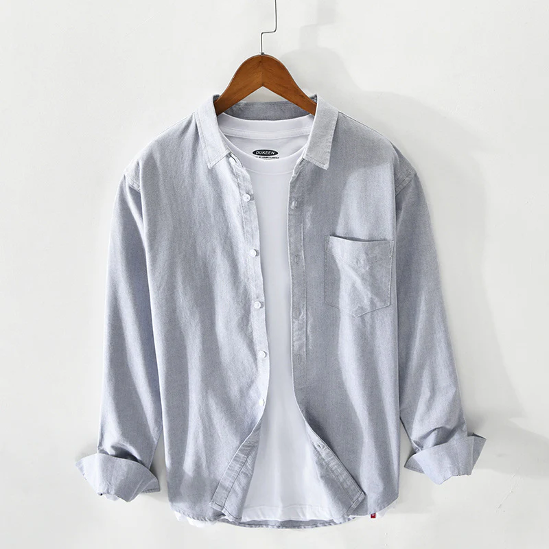 Atmungsaktives Herren Oxford-Hemd aus Baumwolle - Image 11