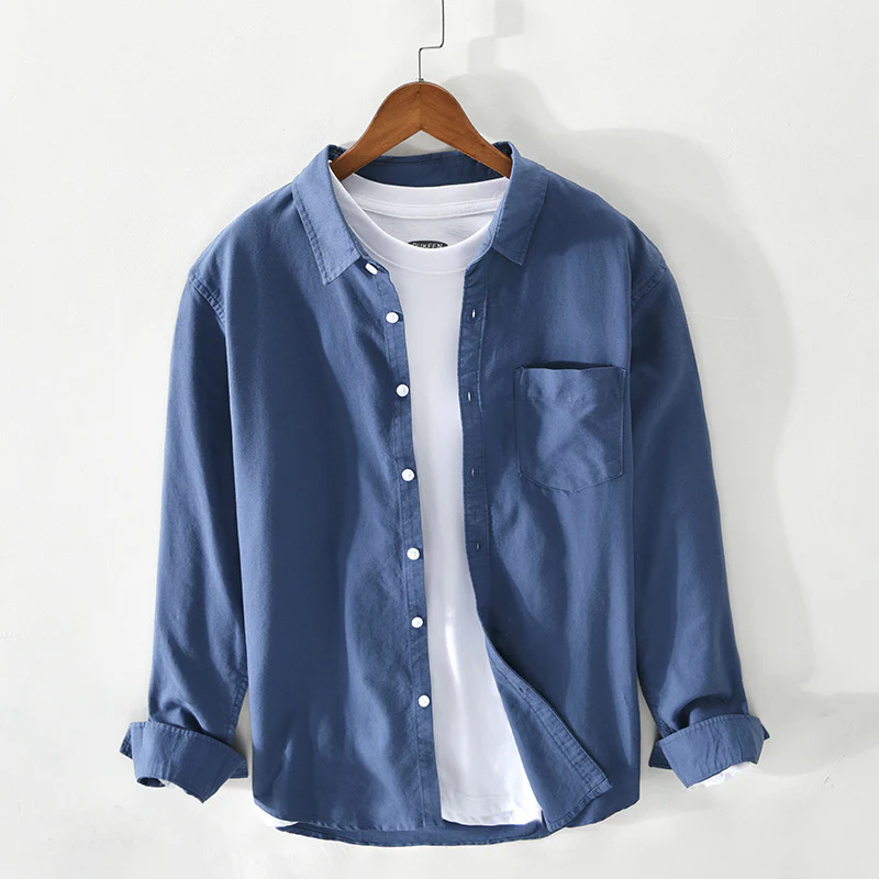 Atmungsaktives Herren Oxford-Hemd aus Baumwolle - Image 13