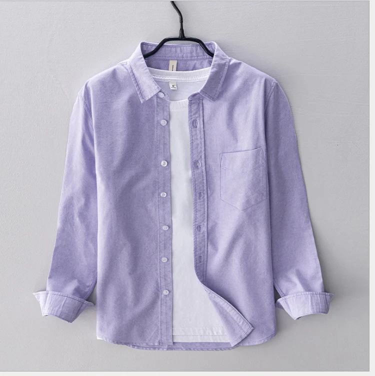 Atmungsaktives Herren Oxford-Hemd aus Baumwolle - Image 15