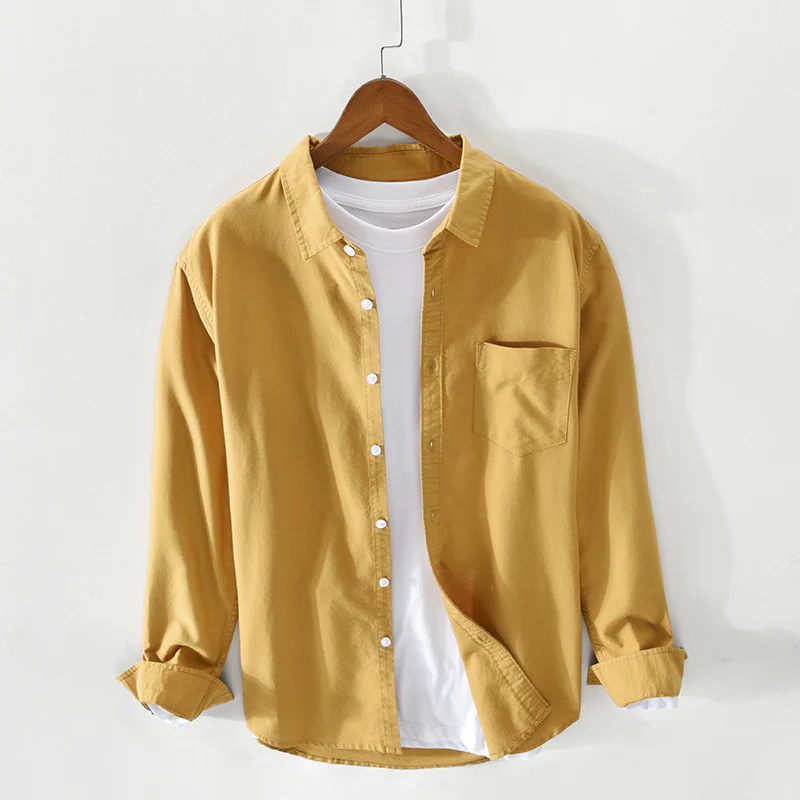 Atmungsaktives Herren Oxford-Hemd aus Baumwolle - Image 17