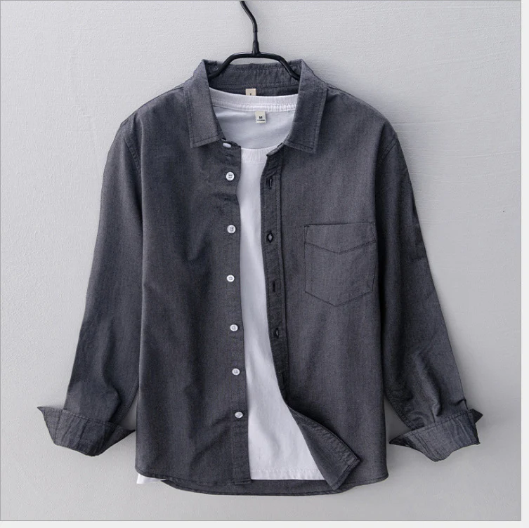 Atmungsaktives Herren Oxford-Hemd aus Baumwolle - Image 9