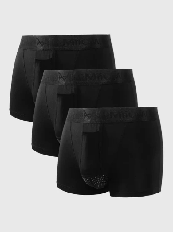Komfortable Baumwoll-Boxershorts für Herren - 3er-Pack - Image 5