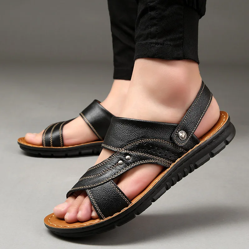 Bequeme Herren Leder Sandalen für entspannte Tage - Image 6