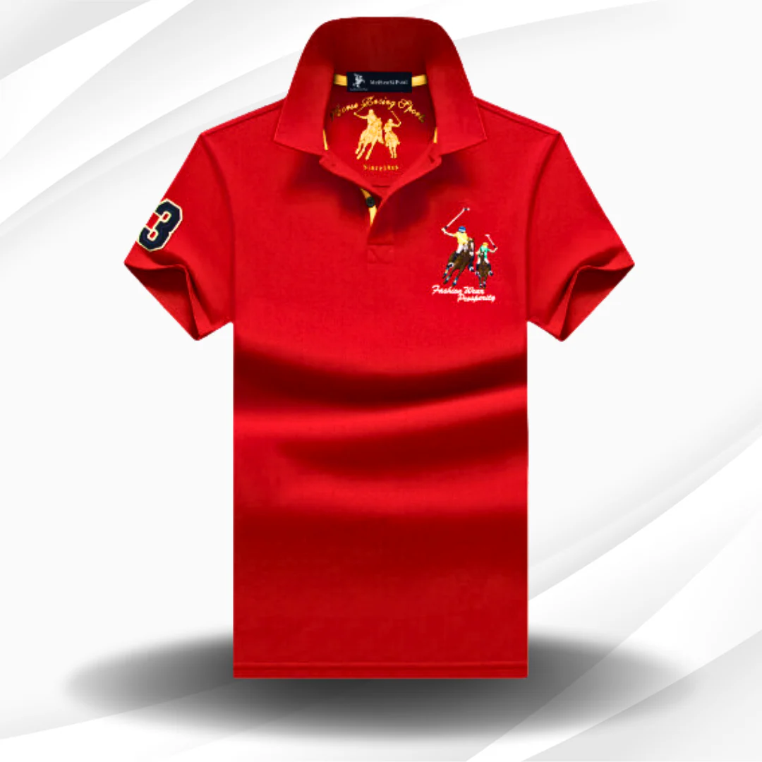 Sportliches Herren Designer Polo - Image 4