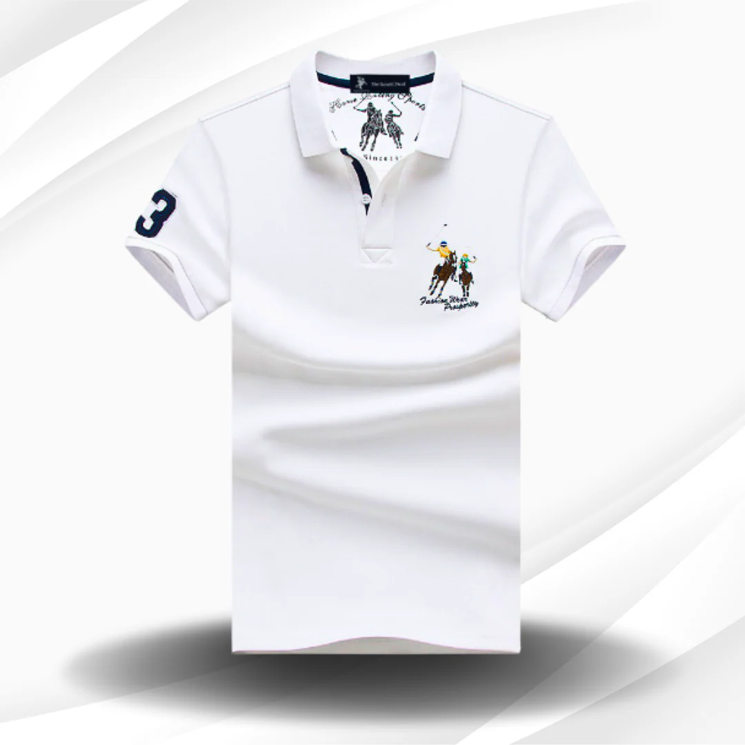 Sportliches Herren Designer Polo - Image 5