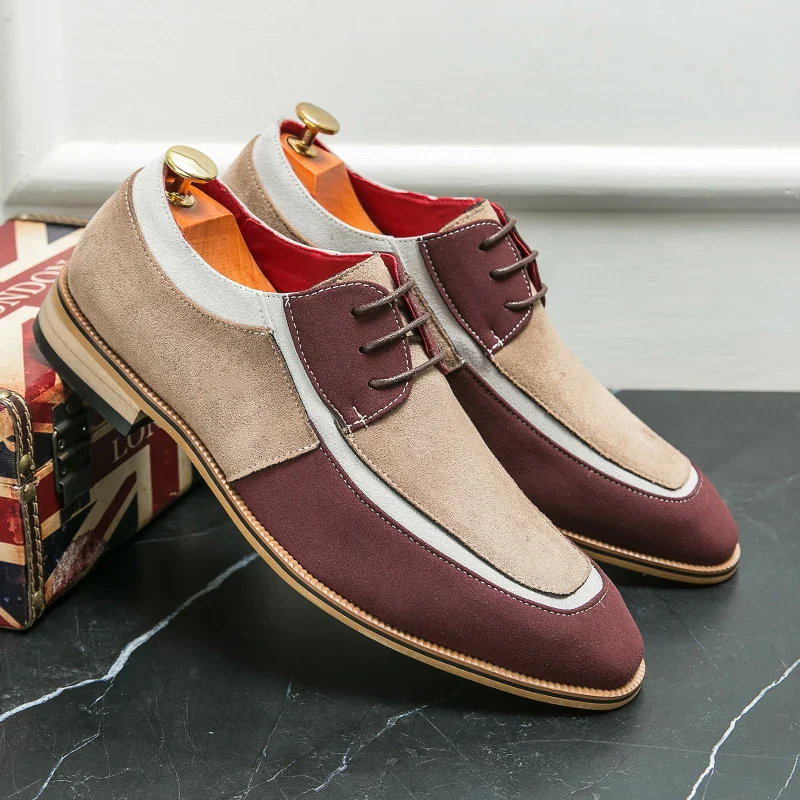 Elegante Herren Schuhe aus Wildleder - Image 10