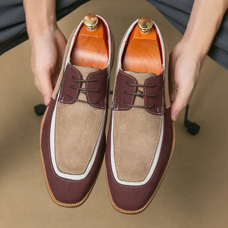Elegante Herren Schuhe aus Wildleder - Image 3
