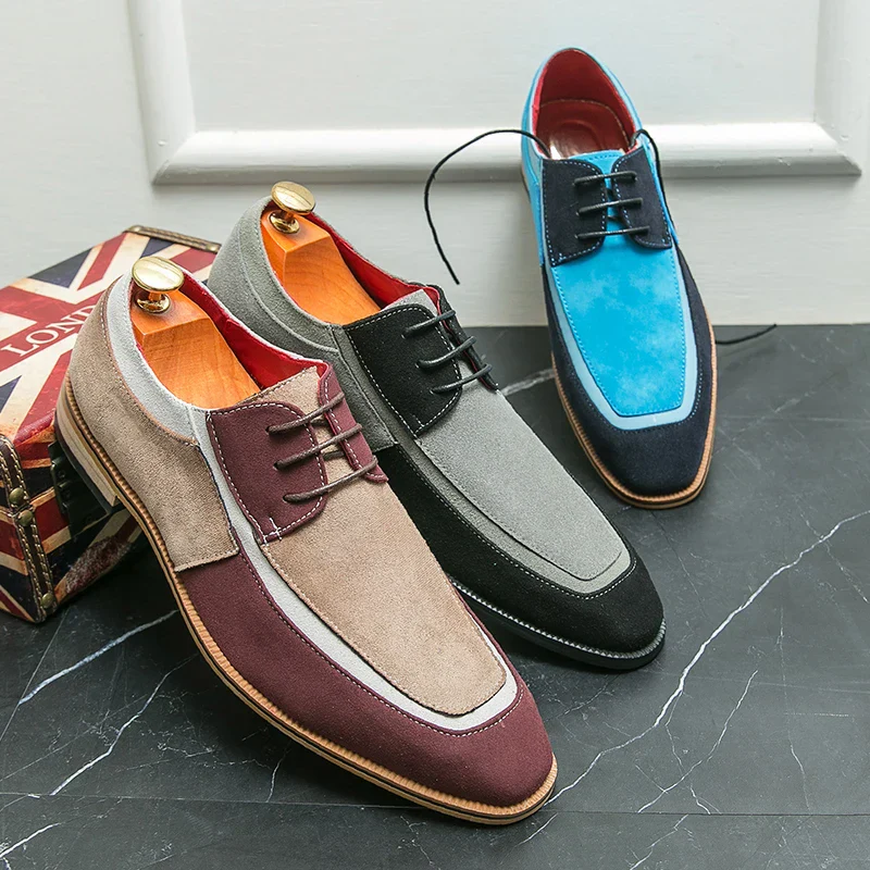 Elegante Herren Schuhe aus Wildleder - Image 5