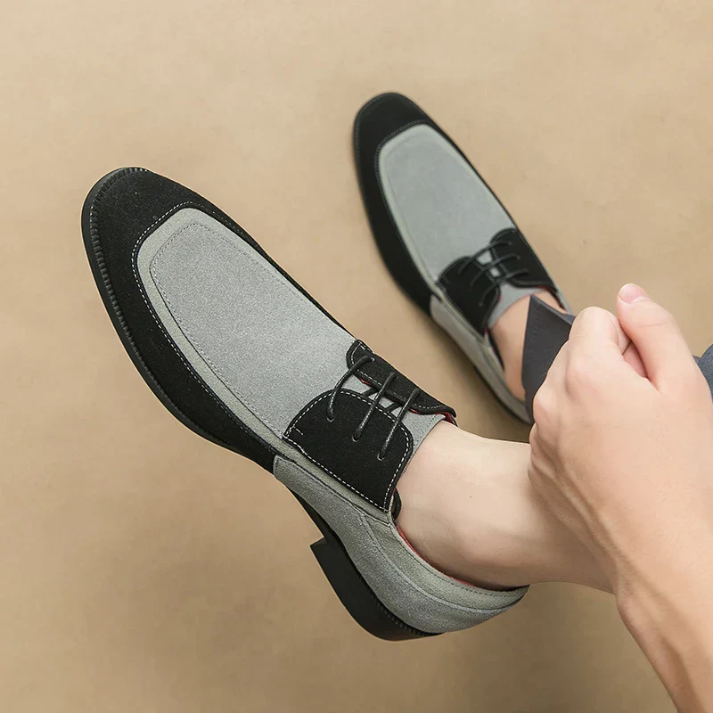 Elegante Herren Schuhe aus Wildleder - Image 8