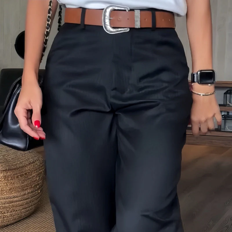 Elegante Damen Anzughose mit hoher Taille | Figurbetont & Bürotauglich - Image 3