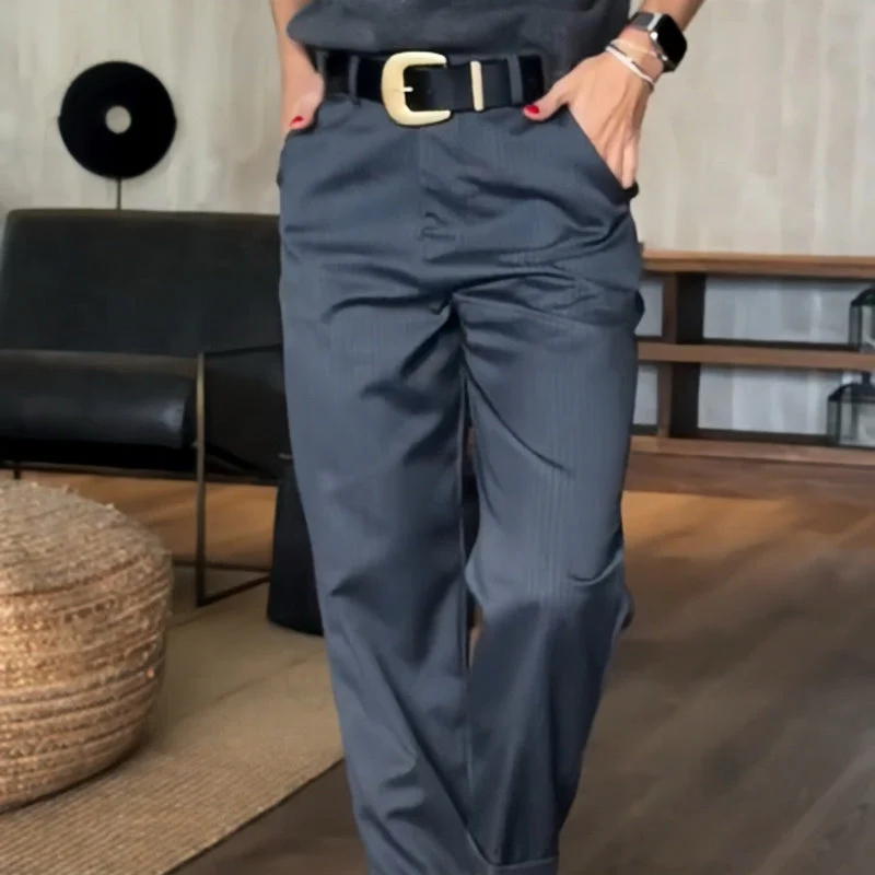 Elegante Damen Anzughose mit hoher Taille | Figurbetont & Bürotauglich - Image 4