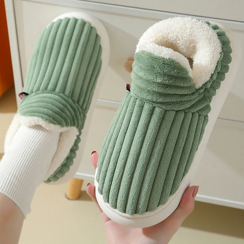 Kuschelige Damen-Hausschuhe aus Fleece für kalte Wintertage - Image 5