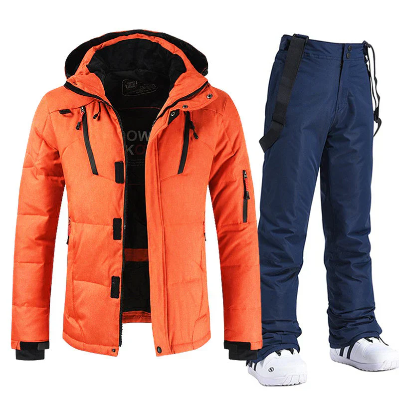 Wasser- und windabweisendes Herren Ski-Set mit Jacke und Bundhose - Image 2