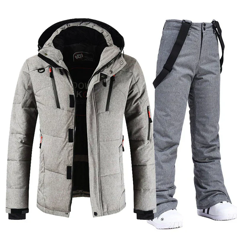 Wasser- und windabweisendes Herren Ski-Set mit Jacke und Bundhose - Image 4