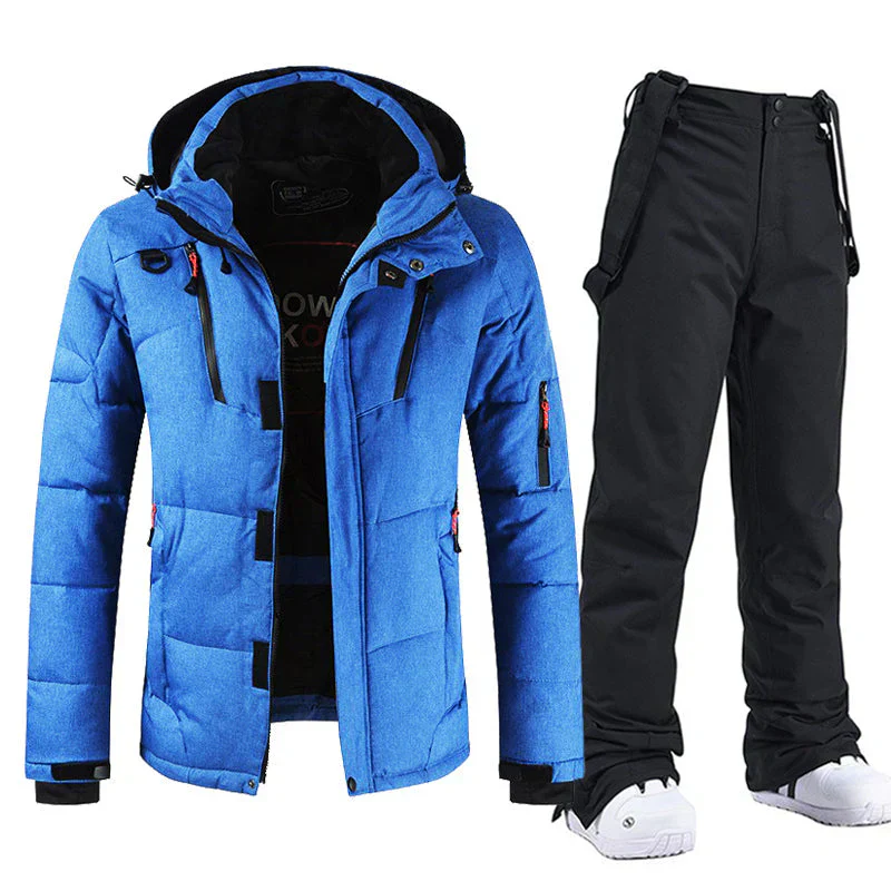 Wasser- und windabweisendes Herren Ski-Set mit Jacke und Bundhose - Image 5