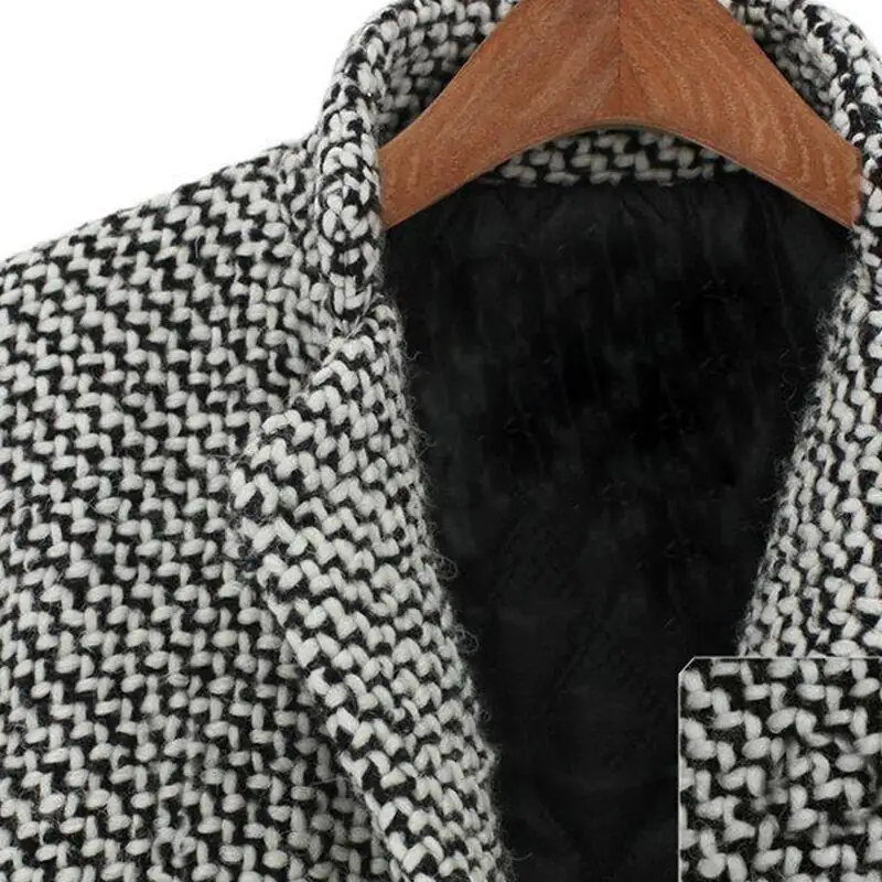 Eleganter langer Wollmantel für Damen - Image 5