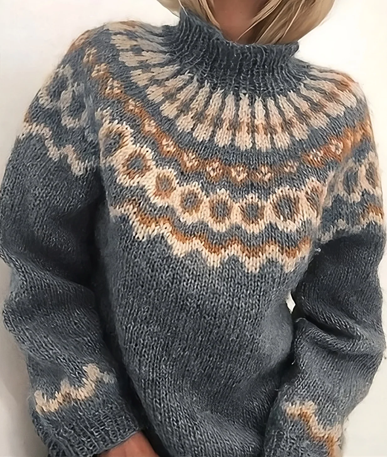 Kuscheliger Rollkragenpullover für Damen aus isländischer Wolle - Image 4