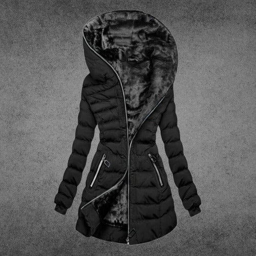 Stilvolle warme Winterjacke für Damen - Image 3
