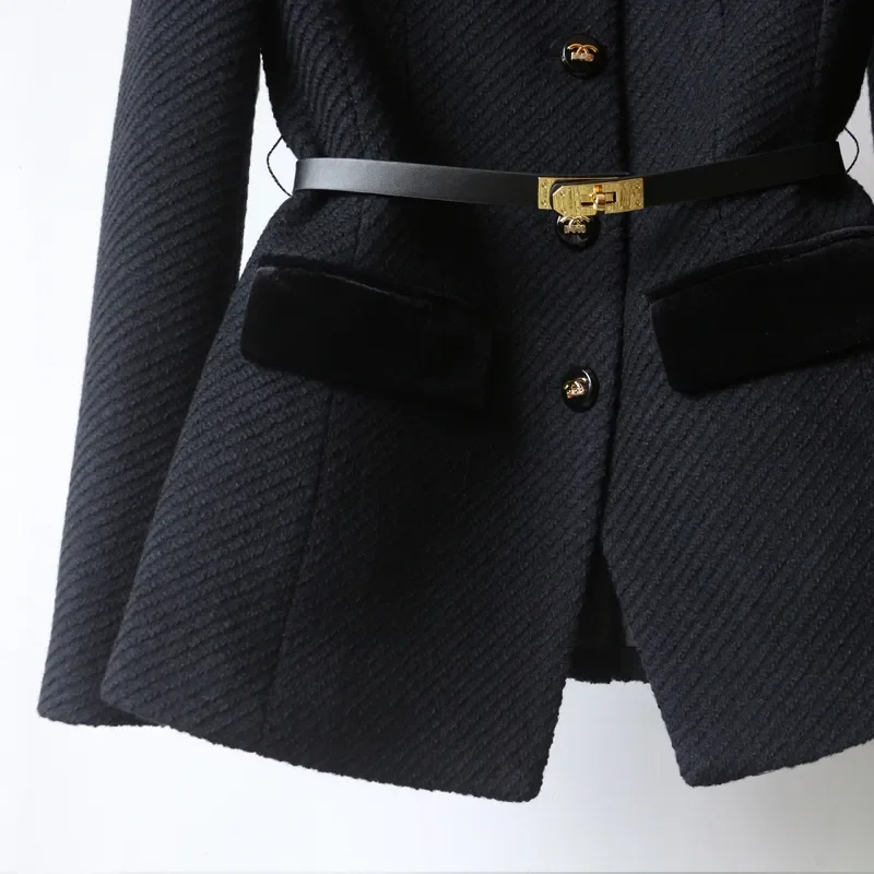 Eleganter Damen Wollmantel klassisch - Image 4