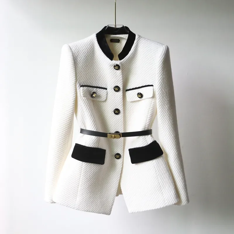 Eleganter Damen Wollmantel klassisch - Image 6