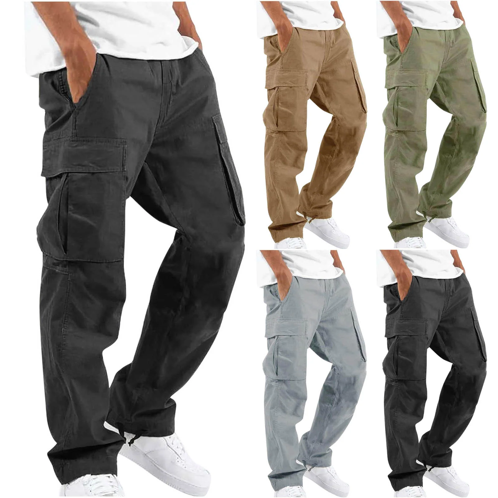 Komfortable Cargo Alltagshose für Herren - Image 5