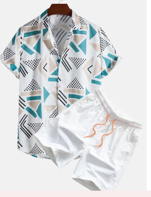 Stylisches Freizeit Set Kurzarm Set für Herren - Image 3