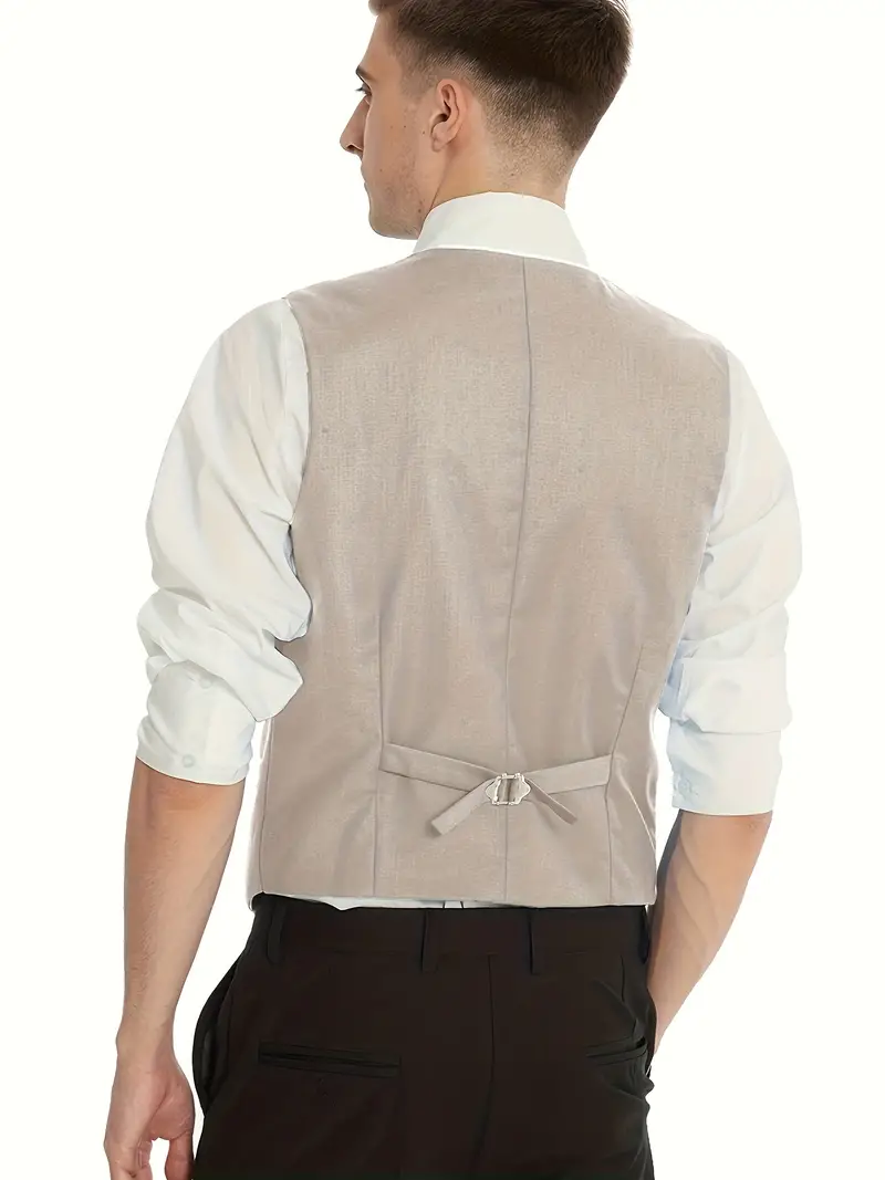 Dreiteiliges Set für Herren: Business-Blazer, Weste und Hose, stilvoll und vielseitig - Image 2