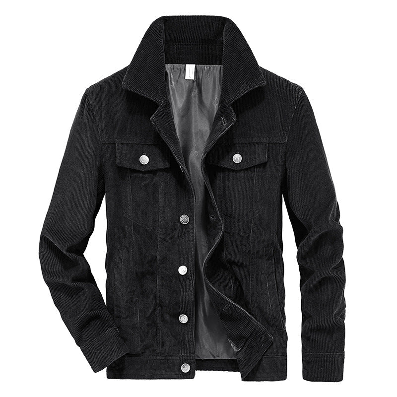 Dünne Cordjacke für Herren, leicht und modisch - Image 4