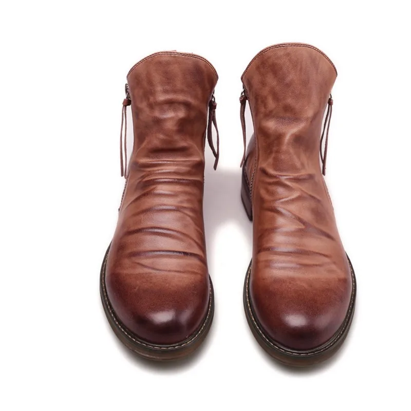 Elegante Echtleder Chelsea Stiefel für Herren - Image 6