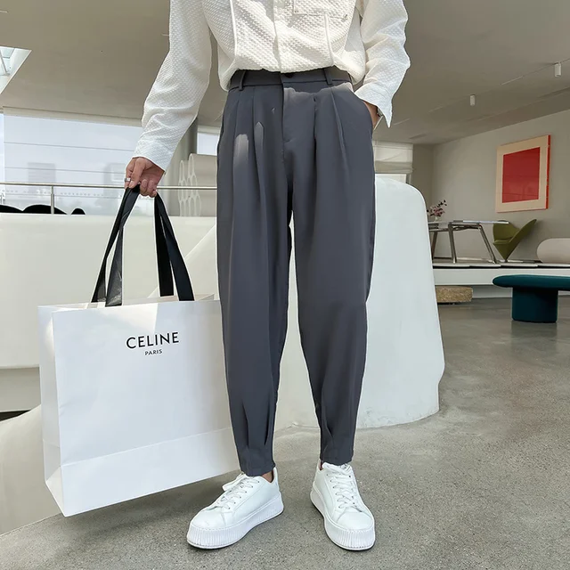 Elegante Anzughose mit engem Knöchelbund für Herren - Image 6