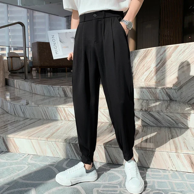 Elegante Anzughose mit engem Knöchelbund für Herren - Image 7