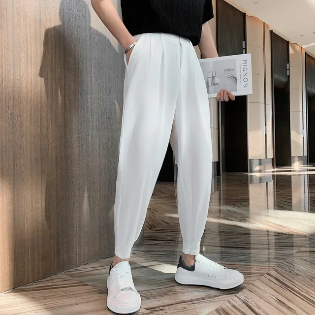 Elegante Anzughose mit engem Knöchelbund für Herren - Image 8