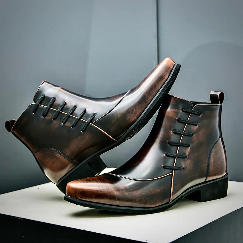 Elegante Herren Lederstiefel