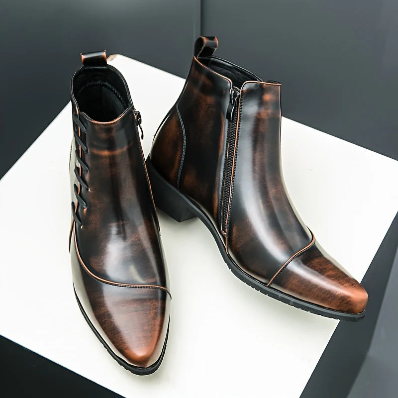 Elegante Herren Lederstiefel - Image 6