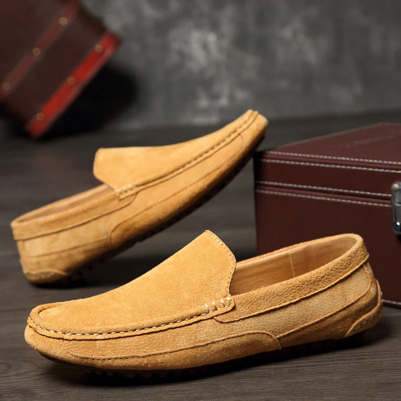 Elegante Herren Loafer aus echtem Wildleder - Image 4