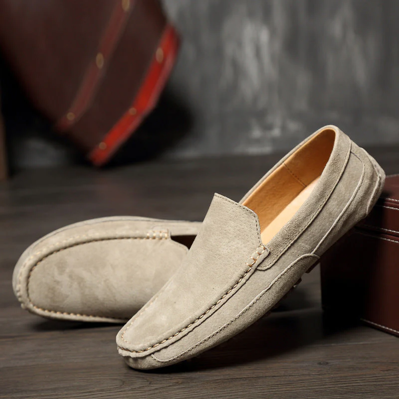 Elegante Herren Loafer aus echtem Wildleder - Image 6