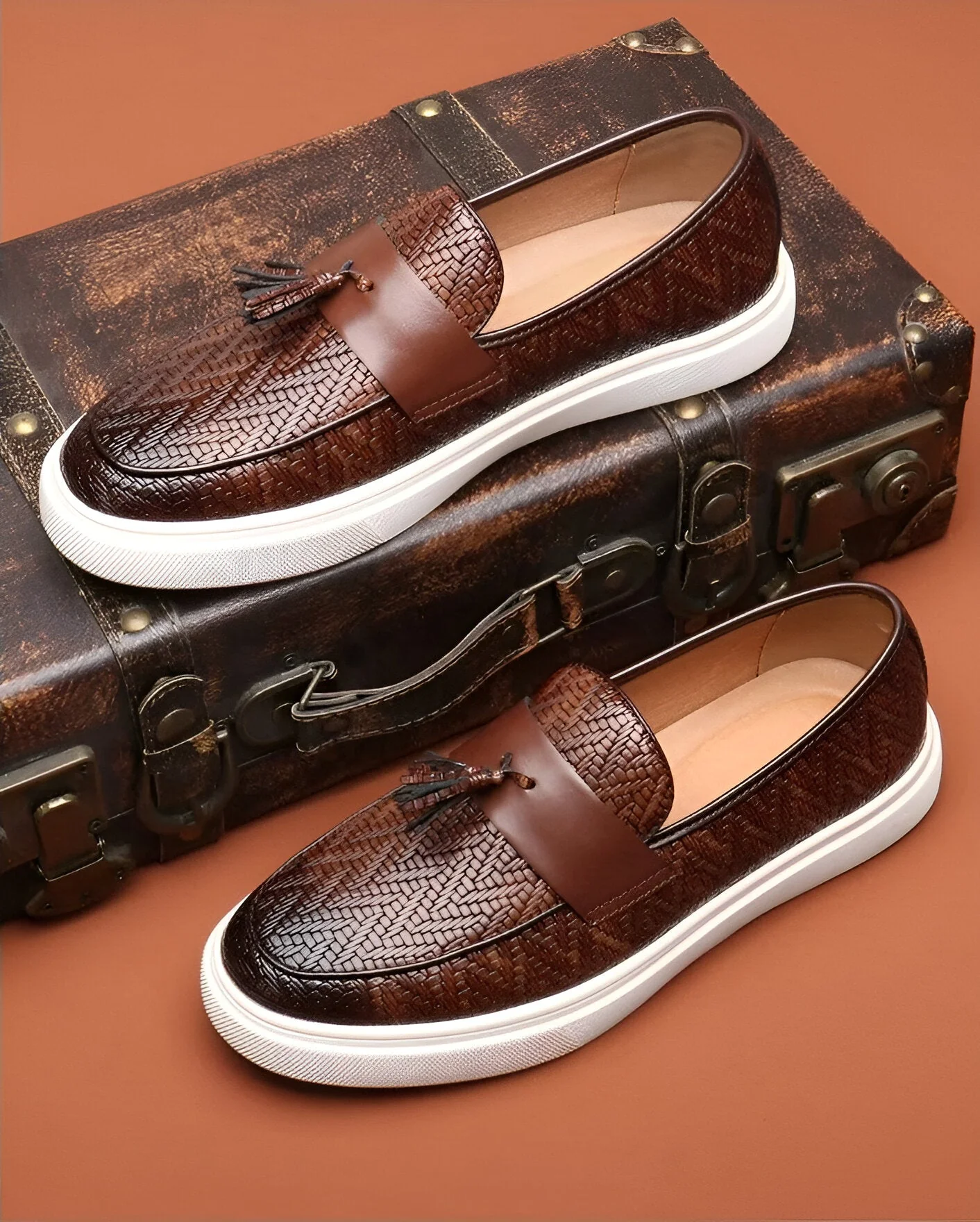 Elegante Leder Herren Loafer - Image 2
