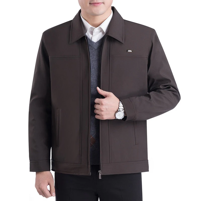 Elegante Klassiche Herren Jacken mit Reverskragen - Image 4
