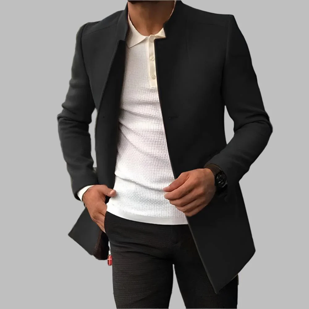 Eleganter Herren-Wollmantel für kalte Tage - Image 5