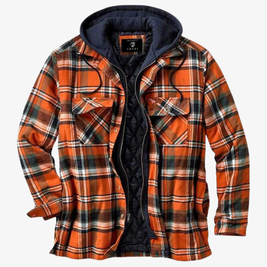 Elegante karierte Herbst Jacke für Herren - Image 3