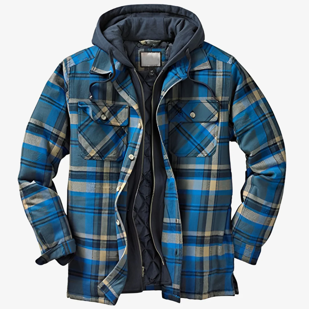 Elegante karierte Herbst Jacke für Herren - Image 5