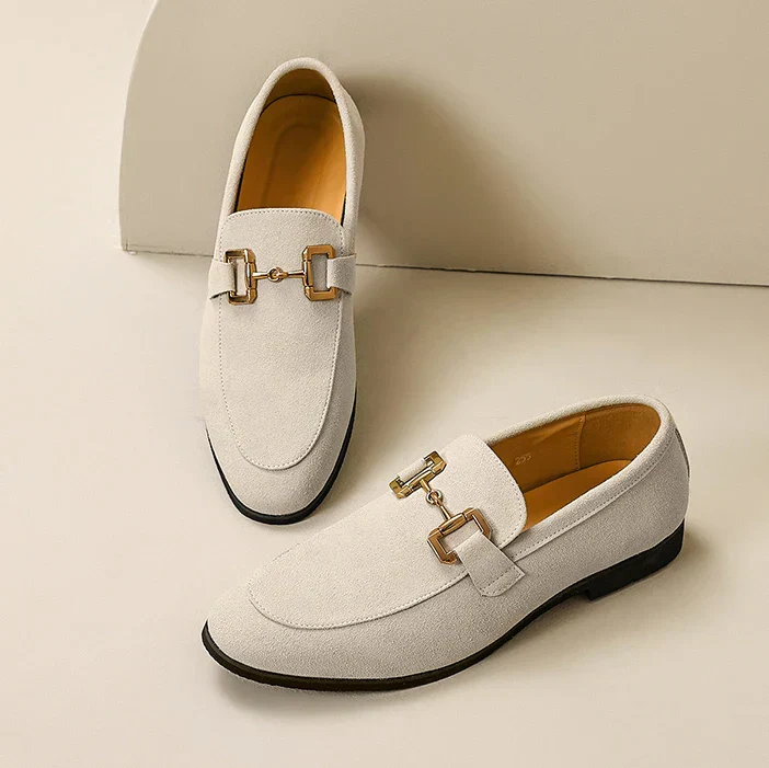 Eleganter Herren Suede Loafers mit Schnürung - Image 9