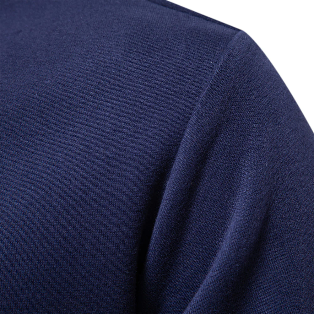 Elegantes Herren Langarm Polo Shirt mit klassischem Kragen - Image 7