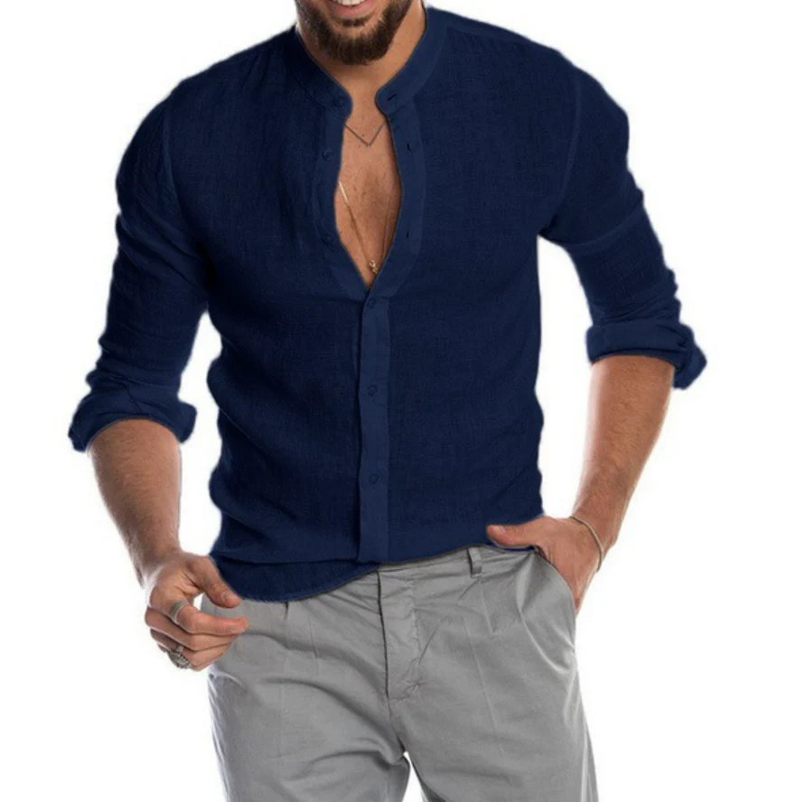 Elegantes Herren Leinen Hemd für maximalen Komfort - Image 5
