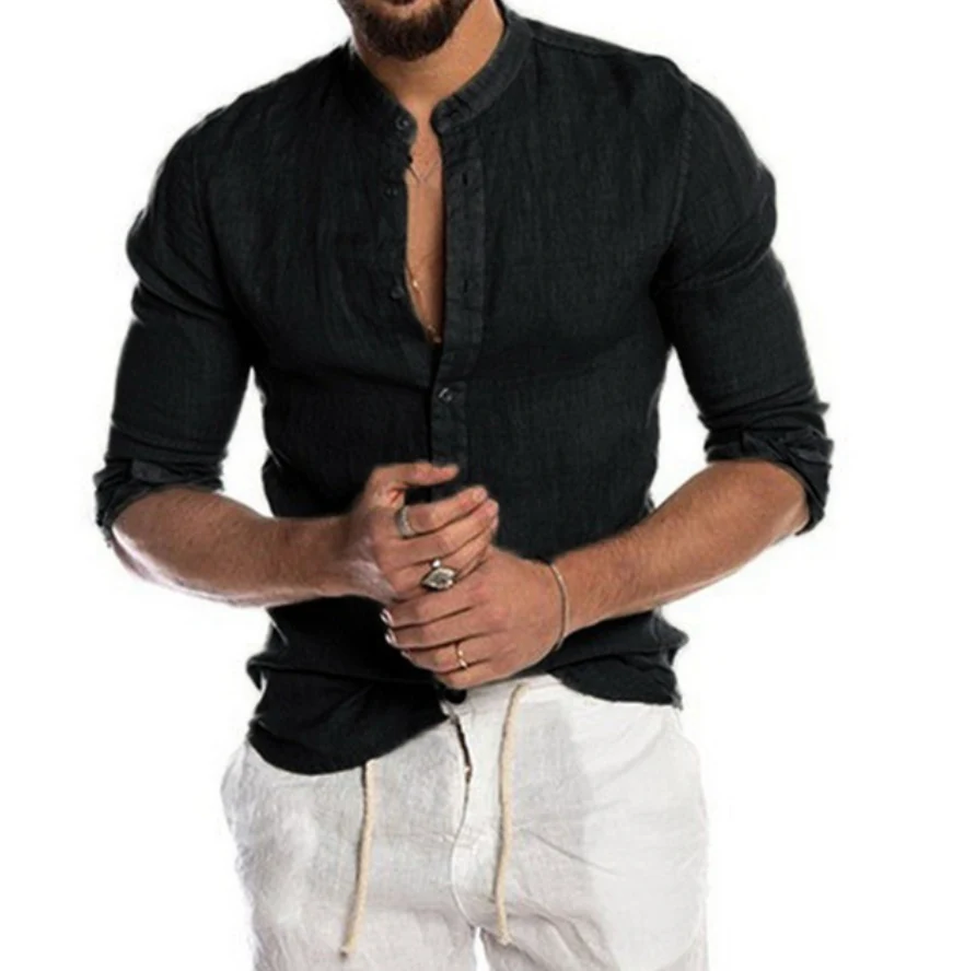 Elegantes Herren Leinen Hemd für maximalen Komfort - Image 6