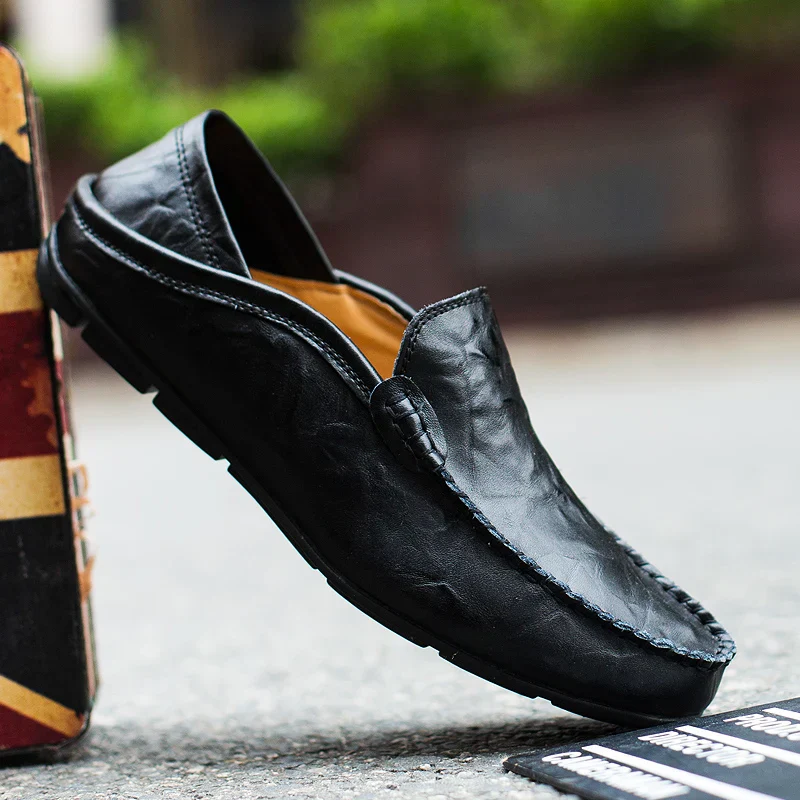 Herrenloafer aus echtem italienischem Leder - Image 4