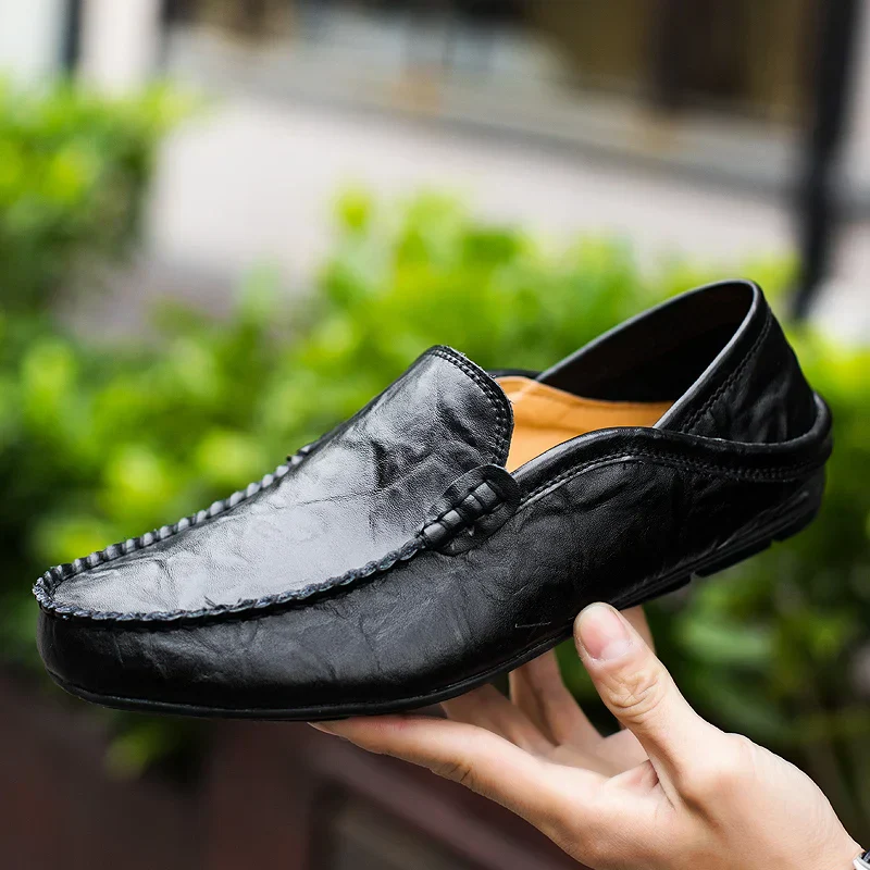 Herrenloafer aus echtem italienischem Leder - Image 7